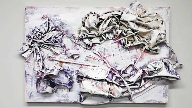 Mixed Media Collage using Golden Gels and Mediums