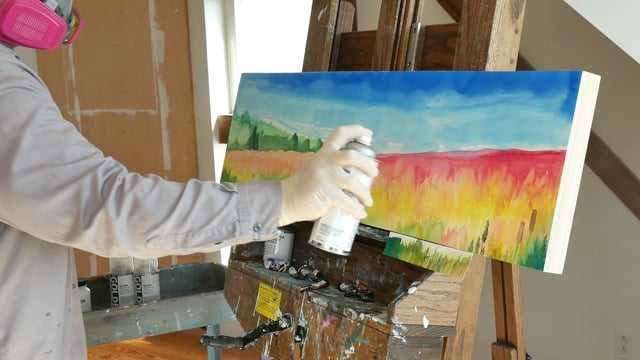 Displaying Watercolor Paintings Without Glass