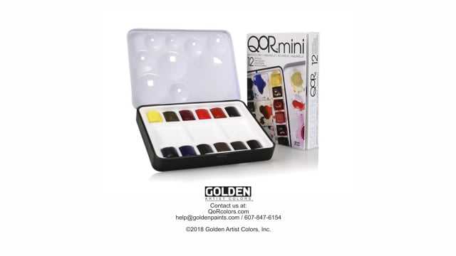 QoR Mini - Compact color for artists on the move.