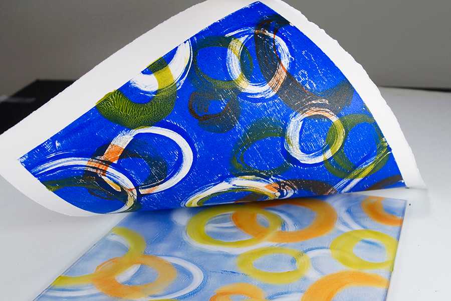 Monoprinting with OPEN Acrylics